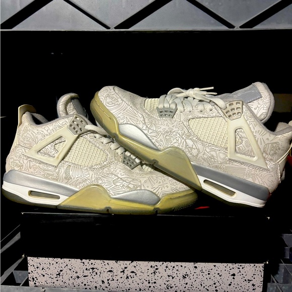 Jordan 4 Retro 30th Anniversary Laser - Picture 1 of 7
